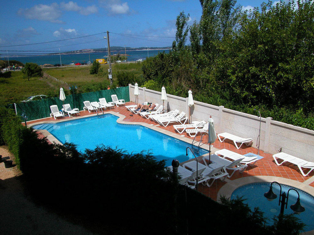 Hotel Pineiro 2 Estrellas Superior Playa de la Lanzada Exteriör bild
