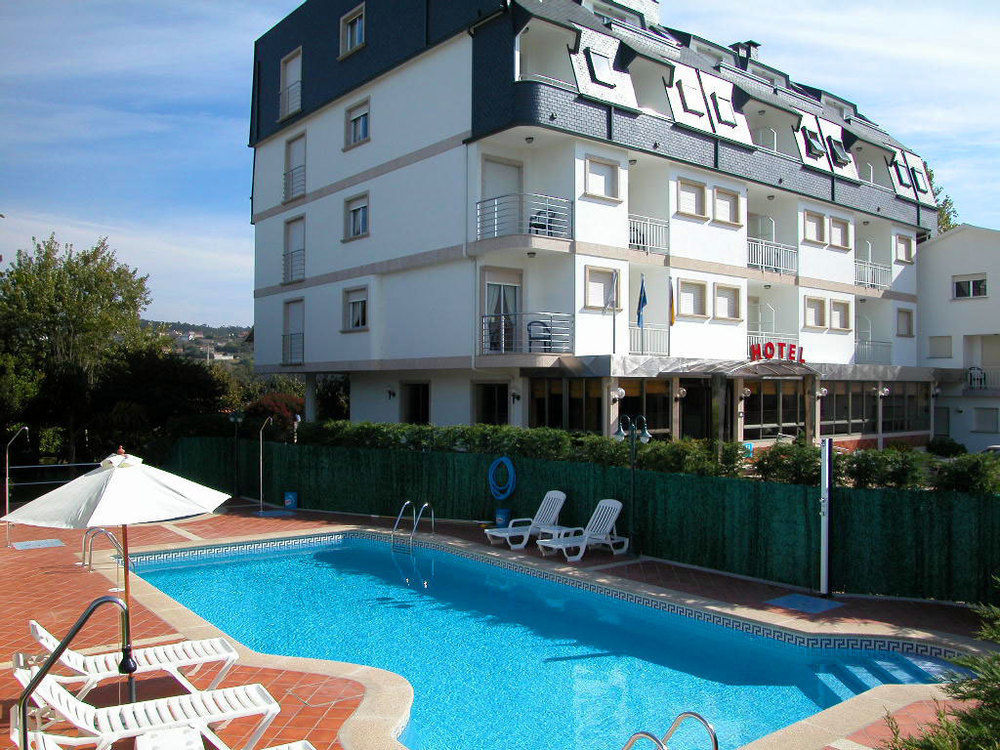 Hotel Pineiro 2 Estrellas Superior Playa de la Lanzada Exteriör bild